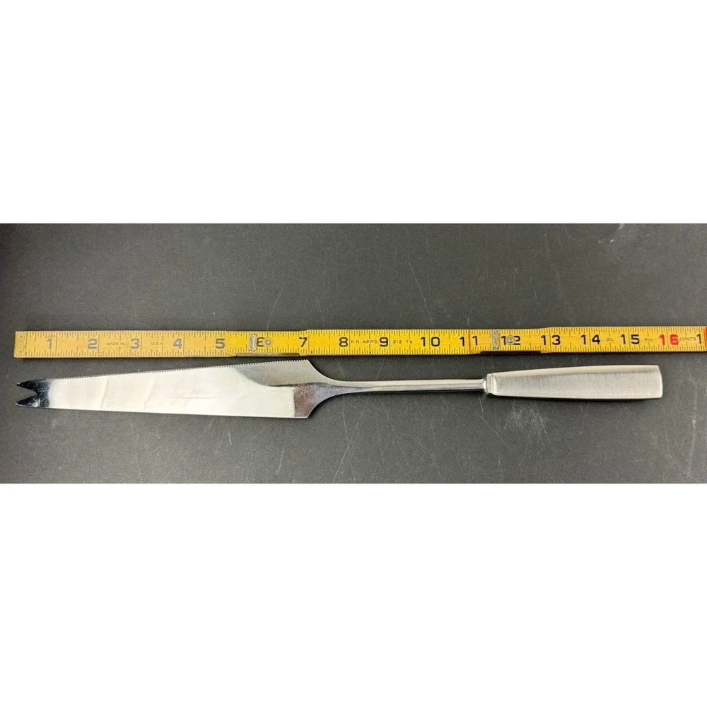 Vintage MCM Hand‎ forged Capri Carving set